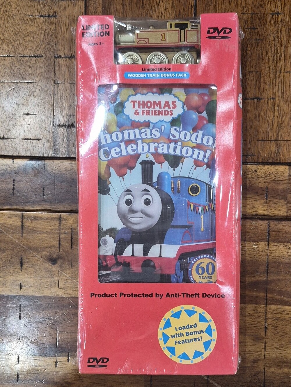 Thomas & Friends Thomas' Sodor Celebration! DVD w/ Limited Edition Gold Thomas